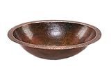 プレミア銅製品lo19fdb 17 cm楕円形[カウンタハンマー銅バスルーム、 5" to 6" LO19FDB 1