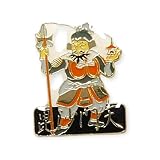 ピンバッジ 七福神 毘沙門天 びしゃもんてん お守り 縁起物 幸運 ピンバッチ 神様