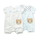 Piccolo (ピッコロ ) 半袖グレコ (70～80cm) キムラタンの子供服 (34254-172) サックス 70