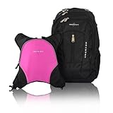 Obersee Bern Diaper Bag Backpack with Detachable Cooler (Black/ Pink) by Obersee