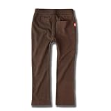 (ディーティー) DT キッズ M1-2 全20色 美脚ストレート ストレッチ パンツ ロング パンツ カラー レギパン 95 チョコブラウン