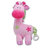 Pink Musical Giraffe Plush (Playing Twinkle, Twinkle Little Star) [並行輸入品]