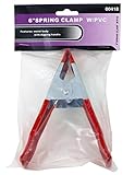 Large Heavy-Duty 6" Steel Spring Clamps - PVC Cushion Grip & Tips [並行輸入品]