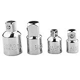 Baoblaze 4個　汎用　ジョイント　ラチェット　アングル　ソケット　　延長バー　アダプター　工具　アクセサリー