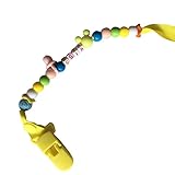 Pumpumly ベビー おしゃぶりホルダー かわいい　おしゃぶりクリップ(6色ある)