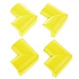 ZooooM 4個セット 衝突 防止 クッション 家具 テーブル キッチン 机 角 棚 食器 学校 幼稚園 保育所 子ども 子供 キッズ 安全 台 L字 ケガ 怪我 危険 回避 簡単 カンタン （イエ