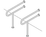バリアフリー手摺 洗面・手洗器用標準取付タイプ（B・D・G） SK-259S　　新協和