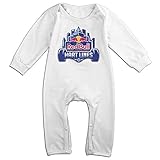 Kamifa カミファ レッドブルズ アメリカ フットボール 車 スピード 長袖ベビー服 おくるみ プレゼント 暖かい White 12 Months