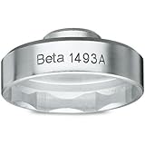 Beta 1493/A Oil-Filter Wrench, Chrome-Plated, Polygonal Inner Profile by Beta Tools