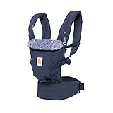 エルゴベビー(Ergobaby) 抱っこひも おんぶ可[日本正規品保証付] (日本限定ベビーウエストベルト付) (洗濯機で洗える) 装着簡単 ベビーキャリア アダプト/ネイビーバンダナ ADAPT C