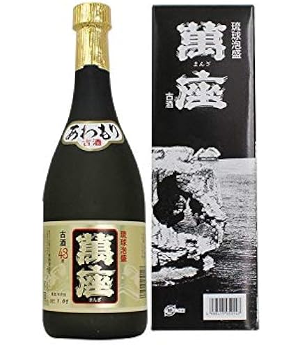 Amazon.co.jp: 恩納 萬座 ブラック 40度 720ml [泡盛/沖縄県] : 食品
