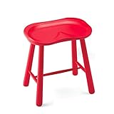 おしりにフィットするスツール　　レッド　ロー