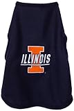 NCAA Illinois Illini Polar Fleece犬スウェットシャツ、XXS