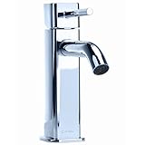 Cifial 224.100.625 Techno Quadra 25 Single Handle Low Profile Lavatory Faucet, Polished Chrome [並行輸入