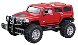 童友社 2.4GHz 1/24スケール RCカー ハマーH3 カスタム仕様 赤 電動ラジオコントロール 866-398H3