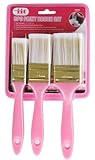 IIT 88260 Ladies Pink Paint Brush Set, 3-Piece by IIT