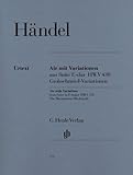 ヘンデル: 「調子のよい鍛冶屋」による変奏曲/ヘンレ社/原典版