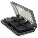 Jindizi 3DS/DS ソフトケース 携帯用 ゲームカード収納ケース 22枚対応 NDSカード+SDカード2枚+TFカード2枚+タッチペン2本付き ブラック コンパクト設計 3DS DS カセット 収納ボックス