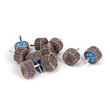 6ミリメートルダイヤは、シャンク80グリット40ミリメートルフラップホイールディスク研削ビットの10pcsをマウント