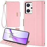 Oppo Reno9 A ケース Reno7 A OPG04 ケース Reno 7A 9A 手帳型 A201OP A301OP ワイモバイル CPH2353 楽天モバイル au SIMフリー 通用 おっぽ ネノ7A ネノ9A ストラップケース Reno9A Reno7A カバー オッポ OPG04 適用 Cobeimisr case 携帯カバー ストラップ ストラップ付き スマホケース ピンク