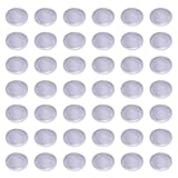 ファイ二エ ガラス カボション 12mm 200個 セット クリア 透明 貼り付け ぷっくり 半球 レジン アクセサリー ハンドメイド 手芸 パーツ BD4140