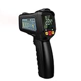Dr.meter 赤外線放射温度計 非接触 デジタル -50℃-+550℃ 測定器 料理用 冷蔵庫 UV灯 ホルスター付き バッテリー付属 日本語取扱書 IR-60