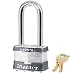 MASTERLOCK CO 5KALJ-A214 2, Laminated Padlock, With 2-1/2 Long Shackle by MasterLock