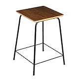 快適ホームズ カウンタースツール １脚 ブラウン ウォールナット 天然木 01-002