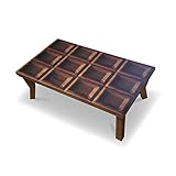 座卓 DECOチョコレート 120cm 長方形 幅120cm 奥行70cm 高さ37.5cm ウォールナット突板 ブラウン 長方形 座卓 ヒーターなし 洋室 和室に合う座卓 レトロ 北欧風ジャパニーズデザイン リビングテーブル 和ジャパニー