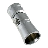 LDR 502 1100 節水シャワーヘッド プッシュボタン式フローコントロール付き クロムメッキ真鍮