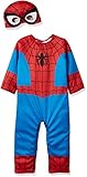 アムスキャン MARVEL スパイダーマン、ベビーコスチューム、つなぎとマスクのセット、6-12ヶ月/MARVEL Spider-Man, Baby Costume, Combinaison, Hat