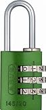 ABUS 145/20 C 20mm Body 3 Dial Resettable Combination Padlock, Green ABUS [並行輸入品]