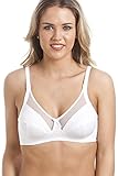 RoyceランジェリーレディースLadiesホワイトフルカップノン有線授乳マタニティブラ カラー: ホワイト