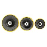 Sndy ベルクロ研磨プレート後援 M10 アングルグラインダーホイールバッキングパッド 80/100/125 mm 研磨ディスク - 125mm