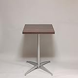 カウンターテーブル・コーヒーテーブル幅52×奥行52×高さ82cm ダークブラウン