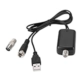 Sixrun 信号増幅器、アンテナ増幅器、5V 1A 1セットブラック70 cm屋内用電源