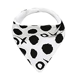 Tonsee ベビー 赤ちゃん トライアングル よだれかけ 可愛い ビブ (ホワイト)