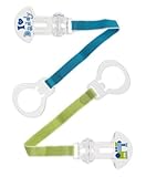 MAM Love and Affection 2 Pack Pacifier Clips, Colors May Vary by MAM [並行輸入品]