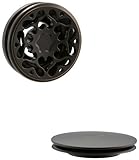 Kohler K-T37397-2BZ PureFlo Cable Bath Drain Trim with Victorian Push Handle Button Handle, Oil Rubb