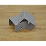 オープンラックシステム 連結金具 OPR-PLT ライトブラウン 幅3.9×奥行2.5×高さ4cm