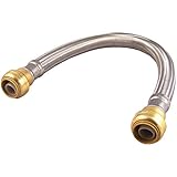 Sharkbite u3016flex18lf 3 /4インチby 3 /4インチフレキシブルカップリング、18インチ鉛フリー