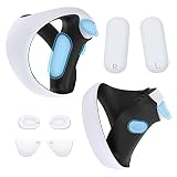 PS VR2 コントローラー 用 シリコンパッド シリコンカバー ボタンパッド PlayStation VR2 プレイステーションVR2 滑り止め 保護パッド プレステ 保護 グリップ コントローラーカバー PSVR2 ホワイト 白