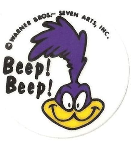 Amazon.co.jp: レーシングステッカー ロードランナー BEEP BEEP (ms047