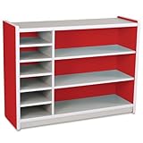 Balt Kids Storage, 47-1/4-Inch by 15-/2-Inch by 35-1/2-Inch, Red [並行輸入品]