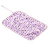 わくわくお食事タイムのベビーランチョンマット・シート　レースチュールとメリーゴーランド（スケアー地・ピンク）　B0604600　日本製