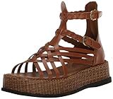 Sam Edelman レディース ニッキーグラディエーターサンダル, サドル(Saddle), 9