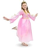 Pink Princess Children's Girl Halloween Dress Up Theme Party Roleplay & Cosplay Costume (Youth Mediu