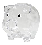 貯金箱半透明 ホワイト