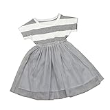 Tavodooドレス　ワンピース　チュールスカート　縞模様　夏　キッズ　女の子　ベビーガールズ　フォーマル　おしゃれ　お姫様　プリンセス　可愛い　ベビー服　子供服　子供用　誕生日　子供の日　結婚式　パ