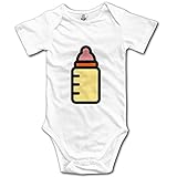 かわいい 男の子と女の子 赤ちゃん ベビー ストローボトル Tシャツ カジュアル White Size 18 Months